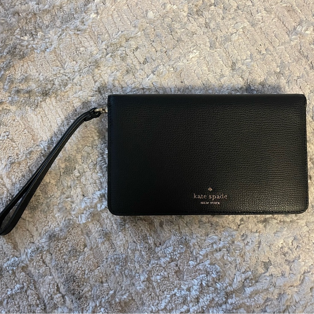 Kate Spade Darcy Black Clutch Wallet Wristlet